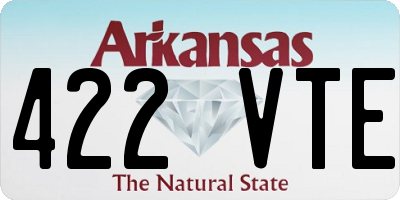 AR license plate 422VTE