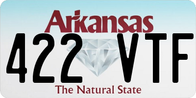 AR license plate 422VTF