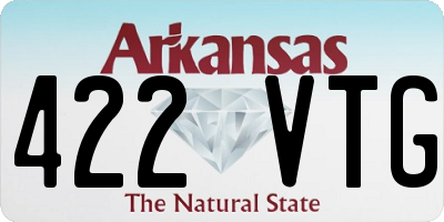 AR license plate 422VTG