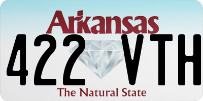 AR license plate 422VTH