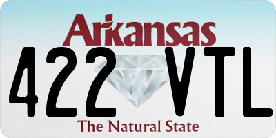 AR license plate 422VTL