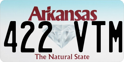 AR license plate 422VTM