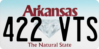 AR license plate 422VTS
