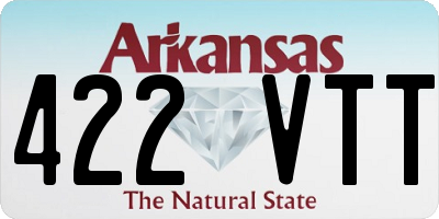 AR license plate 422VTT