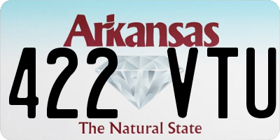 AR license plate 422VTU