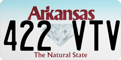AR license plate 422VTV