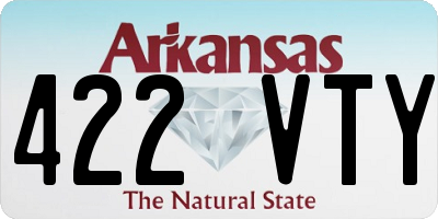 AR license plate 422VTY