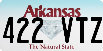 AR license plate 422VTZ