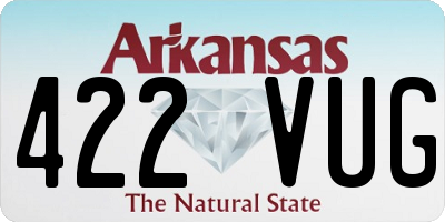 AR license plate 422VUG
