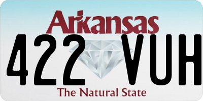 AR license plate 422VUH