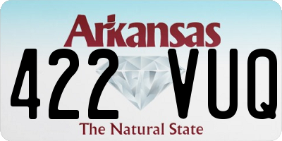 AR license plate 422VUQ