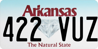 AR license plate 422VUZ
