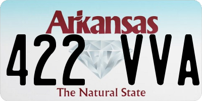 AR license plate 422VVA