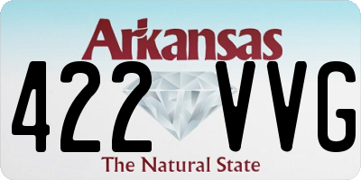 AR license plate 422VVG