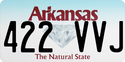AR license plate 422VVJ