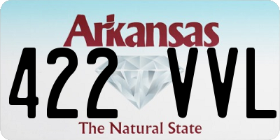 AR license plate 422VVL