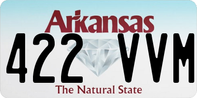 AR license plate 422VVM