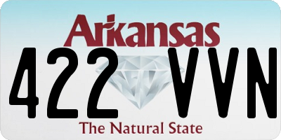 AR license plate 422VVN
