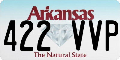 AR license plate 422VVP