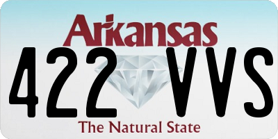 AR license plate 422VVS