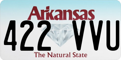 AR license plate 422VVU