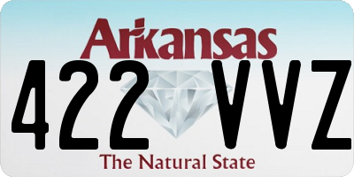 AR license plate 422VVZ