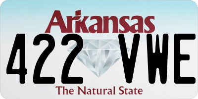 AR license plate 422VWE
