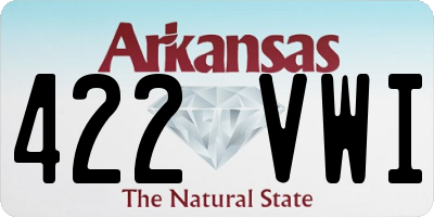 AR license plate 422VWI