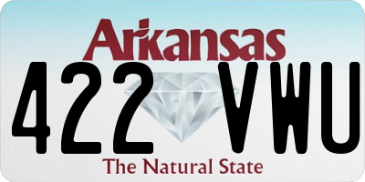 AR license plate 422VWU