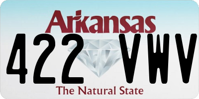 AR license plate 422VWV