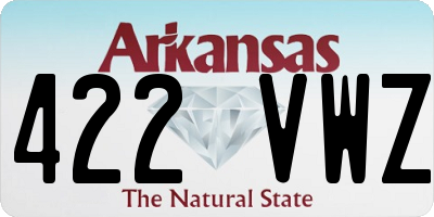 AR license plate 422VWZ