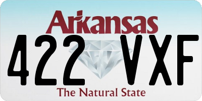 AR license plate 422VXF
