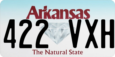 AR license plate 422VXH
