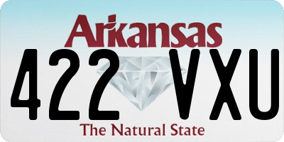 AR license plate 422VXU