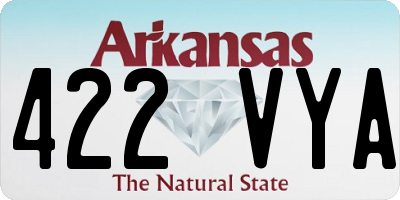 AR license plate 422VYA