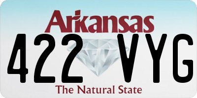 AR license plate 422VYG