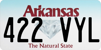 AR license plate 422VYL