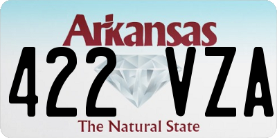 AR license plate 422VZA