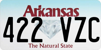 AR license plate 422VZC