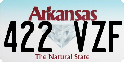 AR license plate 422VZF