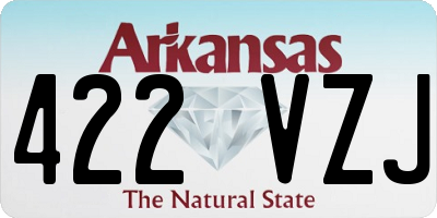 AR license plate 422VZJ