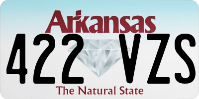 AR license plate 422VZS