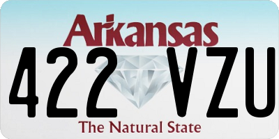 AR license plate 422VZU
