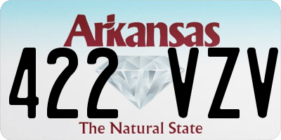 AR license plate 422VZV