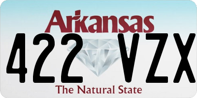 AR license plate 422VZX
