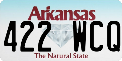 AR license plate 422WCQ