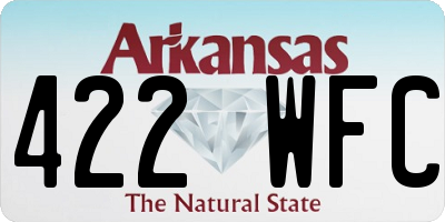 AR license plate 422WFC