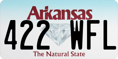 AR license plate 422WFL