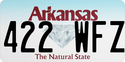 AR license plate 422WFZ
