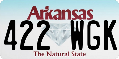 AR license plate 422WGK